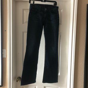 7 For All Mankind Bootcut Dark Wash Blue Jeans 27